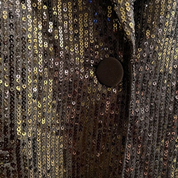 Philosophy Black Sequin Blazer Jacket Size Small NWT - Picture 9 of 15